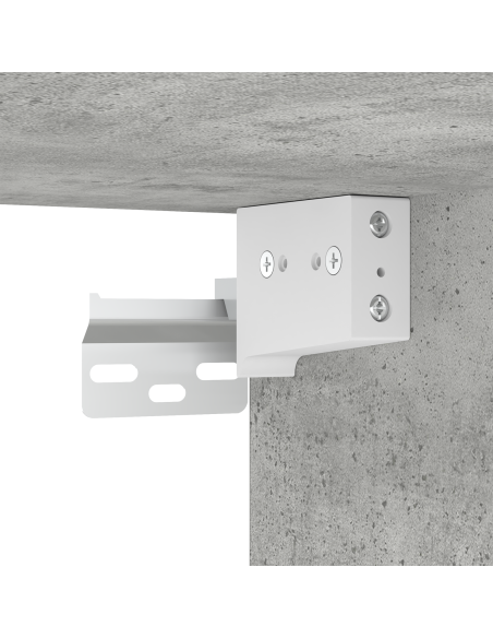 Mobile per scarpe Grigio cemento 103 x 30 x 51 cm