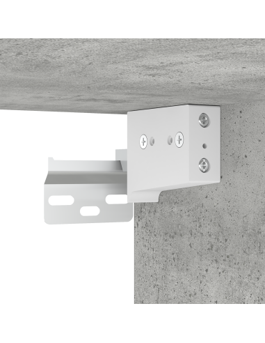 Mobile per scarpe Grigio cemento 103 x 30 x 67 cm