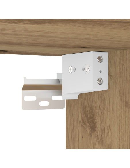 Mobile per scarpe Rovere artigianale 77,5 x 30 x 67 cm