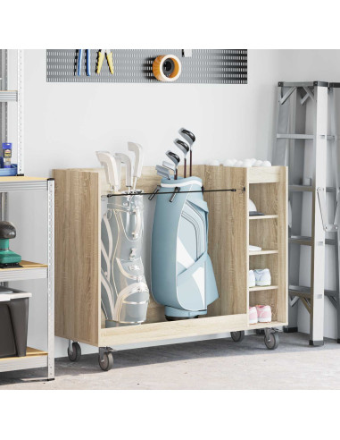 Armadio per Golf con ruota Rovere Sonoma 120 x 45 x 98 cm