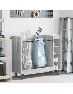 Armadio per Golf con ruota Grigio Sonoma 120 x 45 x 98 cm
