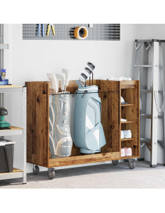 Armadio per Golf con ruota Legno vecchio 120 x 45 x 98 cm