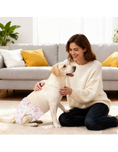 Pannolino usa e getta per cani femmina 30 pcs Bianco M