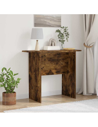 Tavolo consolle Rovere fumé 93 x 40 x 75 cm Legno multistrato