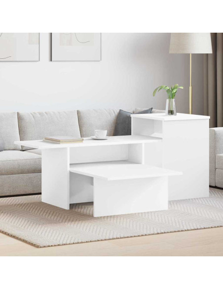 Tavolo consolle Bianco 91,5 x 35 x 38,5 cm Legno multistrato