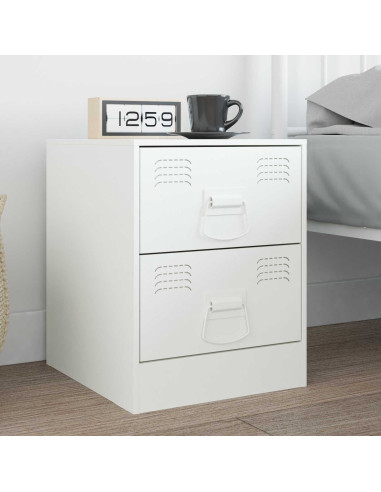 Maniglie per Armadi 2 pcs Bianco 85 x 45 mm Metallo