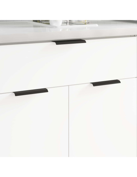 Manico 12 pcs Nero 120 x 39.6 x 17 mm Alluminio