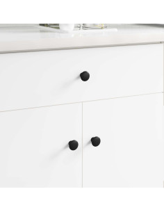 Manico 12 pcs Nero Ø30 mm Alluminio