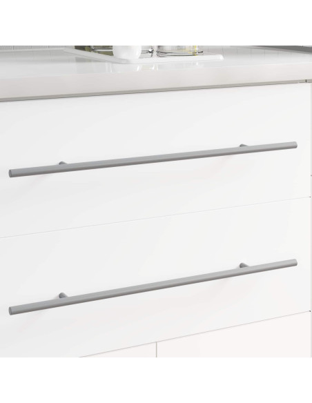 Manico 12 pcs Argento 500 mm Acciaio