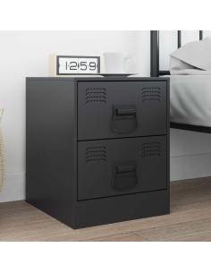 Maniglie per Armadi 12 pcs Nero 85 x 45 mm Metallo