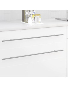 Maniglia per Armadio 12 pcs Argento 800 mm Acciaio inossidabile