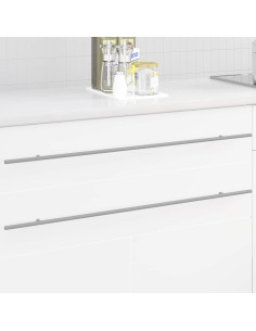 Maniglia per Armadio 12 pcs Argento 900 mm Acciaio inossidabile