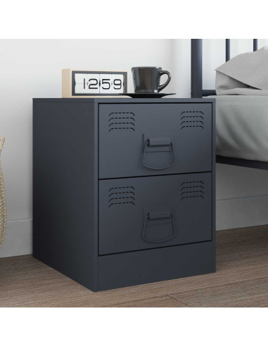 Maniglie per Armadi Antracite 85 x 45 mm Metallo