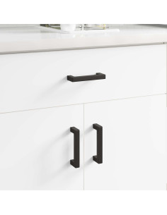 Maniglia per Mobili 429 pcs Nero 110 x 12 x 36 mm Ferro
