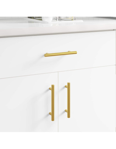 Maniglia per Armadio 12 pcs Oro 150 mm Acciaio inossidabile