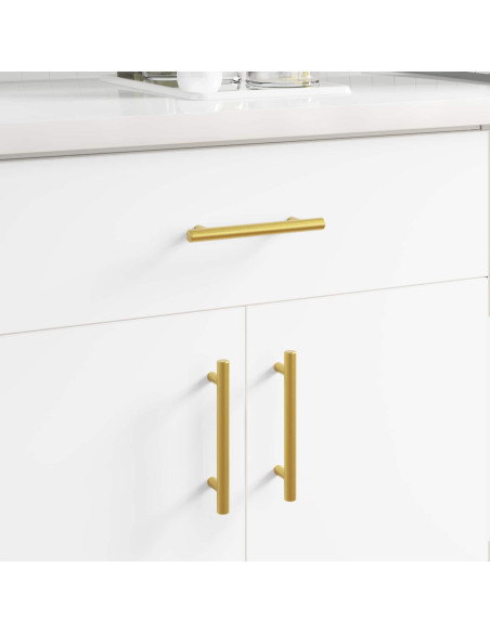 Maniglia per Armadio 510 pcs Oro 150 mm Acciaio inossidabile