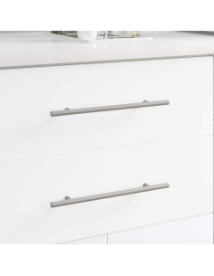 Maniglia per Armadio 2 pcs Argento 300 mm Acciaio inossidabile