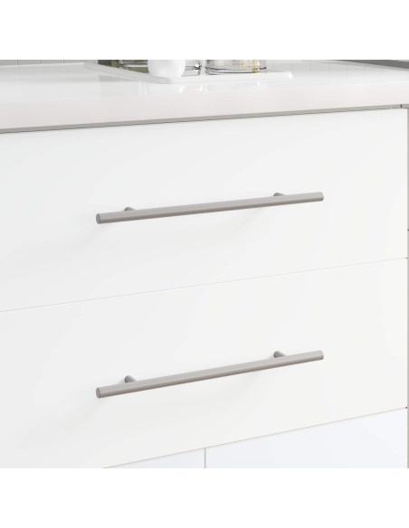 Maniglia per Armadio 2 pcs Argento 300 mm Acciaio inossidabile