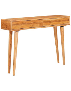 Tavolo consolle con cassetto Marrone 110 x 30 x 80 cm