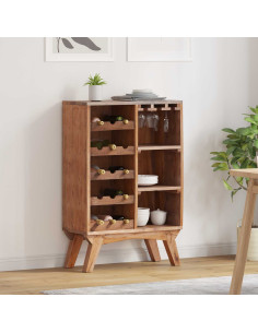 Scaffale Marrone 60 x 30 x 90 cm Legno Recuperato Massello