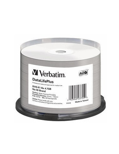 Verbatim DataLifePlus 4,7 GB DVD-R 50 pz