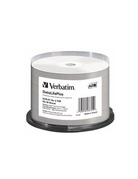 Verbatim DataLifePlus 4,7 GB DVD-R 50 pz