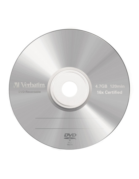Verbatim DVD-R Matt Silver 4,7 GB 5 pz