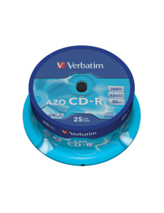 Verbatim CD-R AZO Crystal 700 MB 52x 25 pz