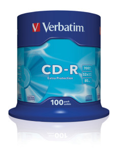 Verbatim CD-R Extra Protection 700 MB 52x 100 pz