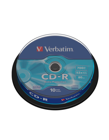 Verbatim CD-R Extra Protection 700 MB 52x 10 pz