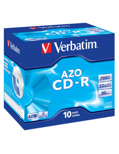 Verbatim CD-R AZO Crystal 700 MB 52x 10 pz