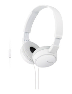 Sony MDR-ZX110AP Auricolare Cablato A Padiglione Musica e Chiamate Bianco