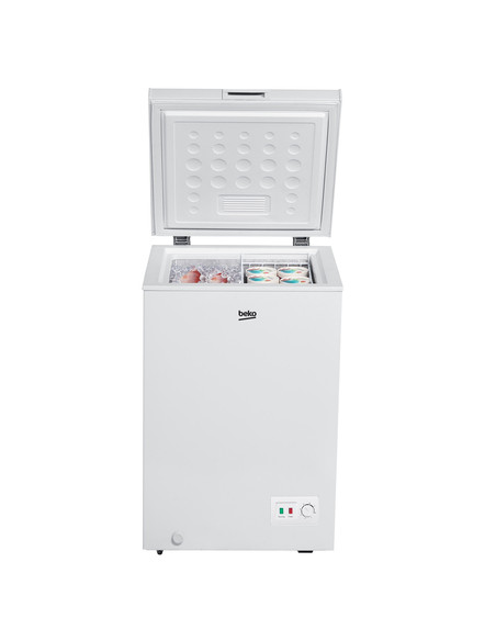 Beko CF100EWN: Congelatore Orizzontale, Statico, 98 L, 54.5 cm