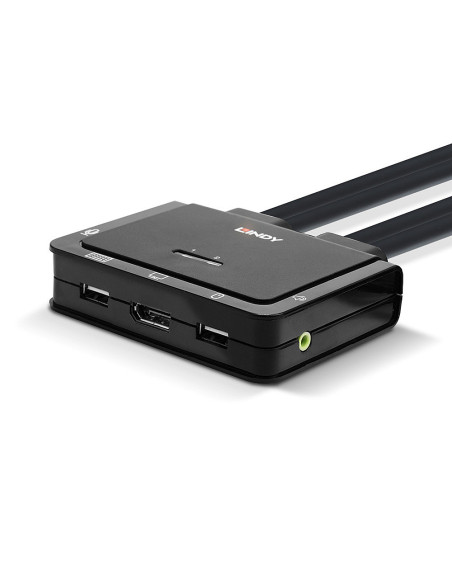 Lindy 42346 switch per keyboard-video-mouse (kvm) Nero