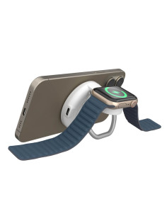 Targus HJ3310WHGL Caricabatterie per dispositivi mobili Cuffie, Smartphone, Orologio intelligente Bianco USB Carica wireless Ric