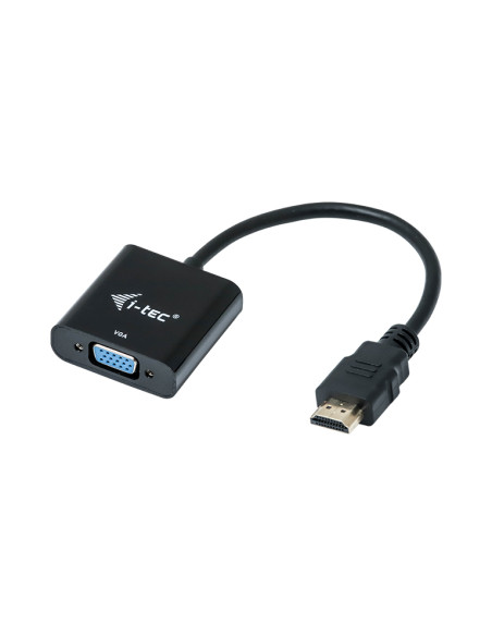 i-tec HDMI2VGAADA cavo e adattatore video 0,15 m HDMI VGA Nero