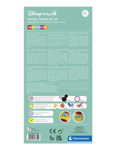 Clementoni Disney Baby Baby Mickey Dress me up
