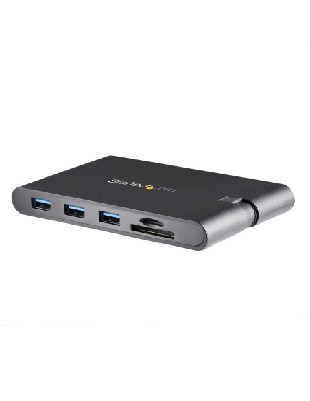 StarTech.com Adattatore Multi-porta USB-C con HDMI e VGA per portatili - 3x USB 3.0 - Lettore Schede SD - PD 3.0 - Cavo integrat