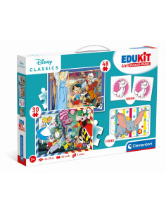 Clementoni Edukit 4 in 1 - Disney Classics Puzzle Cartoni