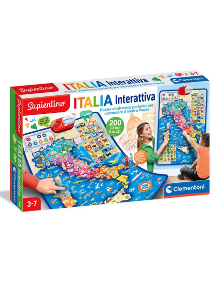 Clementoni Sapientino La mappa Interattiva dell'Italia