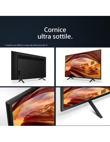 Sony BRAVIA | KD-43X75WL | LED | 4K HDR | Google TV | ECO PACK | BRAVIA CORE | Narrow Bezel Design