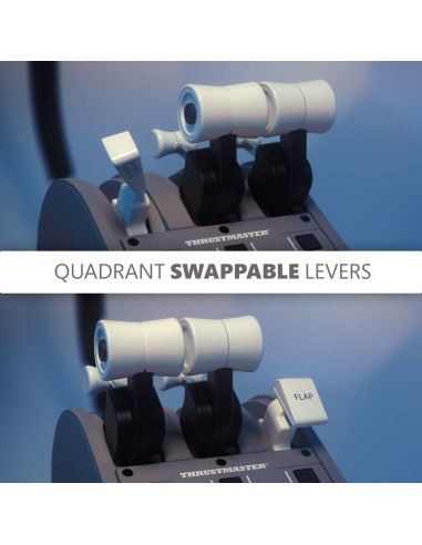 Thrustmaster TCA Quadrant Boeing Edition Grigio USB Joystick PC, Xbox, Xbox One X, Xbox Series S