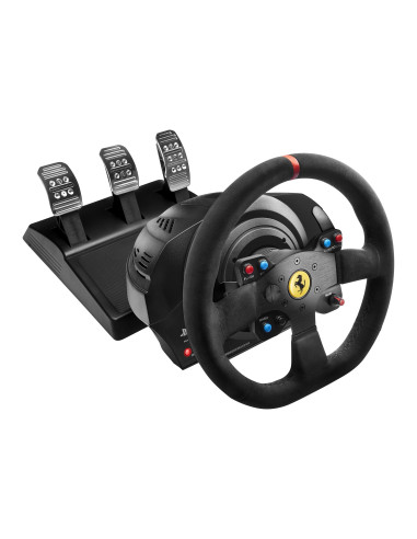 Thrustmaster T300 Ferrari Integral Racing Wheel Alcantara Edition Nero Sterzo + Pedali Analogico/Digitale PC, PlayStation 4, Pla
