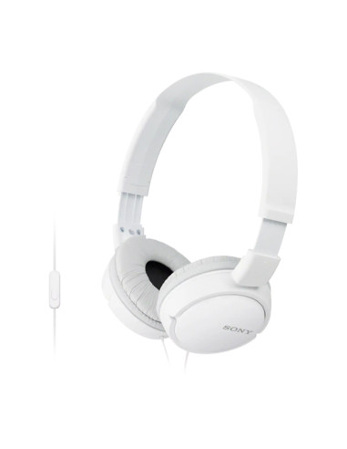 Sony MDR-ZX110AP Auricolare Cablato A Padiglione Musica e Chiamate Bianco