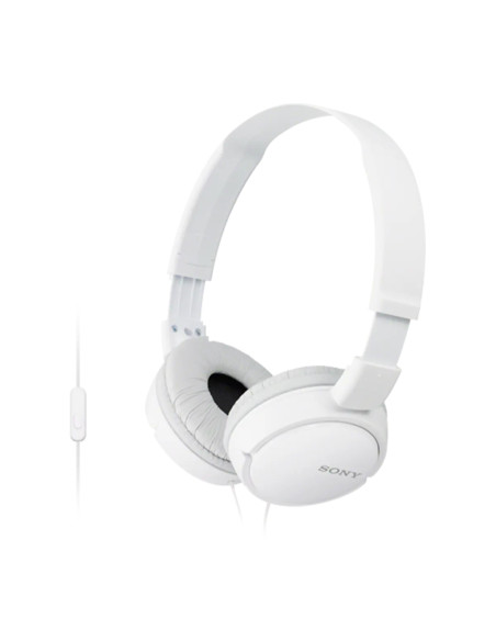 Sony MDR-ZX110AP Auricolare Cablato A Padiglione Musica e Chiamate Bianco