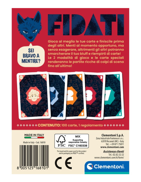 Baby Fidati Carta da gioco