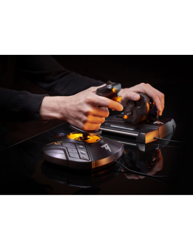 Thrustmaster T-16000M FCS Hotas Nero, Arancione USB Joystick Analogico/Digitale PC