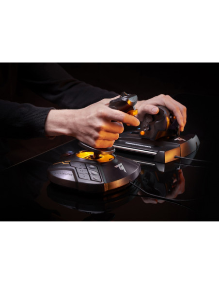 Thrustmaster T-16000M FCS Hotas Nero, Arancione USB Joystick Analogico/Digitale PC