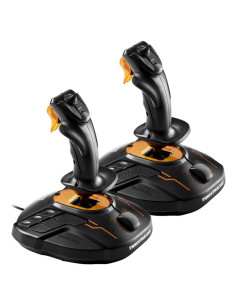 Thrustmaster T.16000M FCS SPACE SIM DUO Nero, Arancione USB Joystick Analogico/Digitale PC