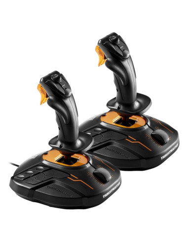 Thrustmaster T.16000M FCS SPACE SIM DUO Nero, Arancione USB Joystick Analogico/Digitale PC
